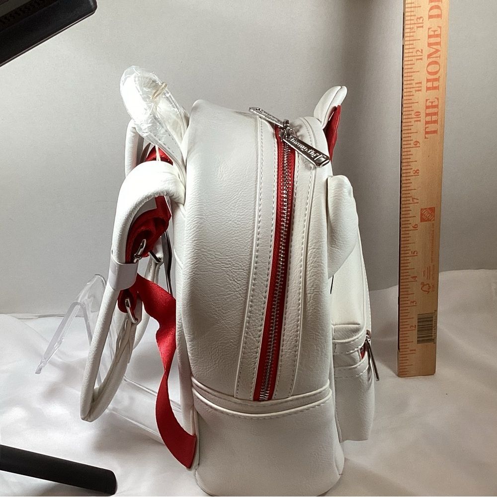 Loungefly,  Hello Kitty Backpack. Red & White - Picture 5 of 7